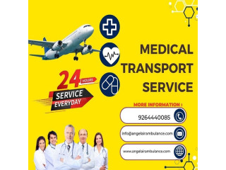 Get Finest Charter Plane Air Ambulance Services in Kolkata by Angel