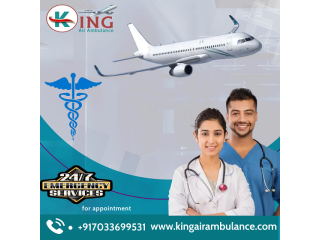 Hire ICU Support King Air Ambulance Service in Bhubaneswar at Low-fare