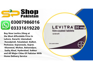 Buy Levitra 20MG Tablets at Best Price In Dera Ghazi Khan