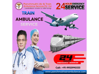 Panchmukhi Train Ambulance in Guwahati - Long-Distance Medical Transportation
