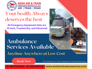 Book Best eICU Air Ambulance in Patna with Best Medical Team-Ansh Air Ambulance