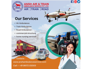 Ansh Air Ambulance Service in Kolkata - Ventilator Is Available On The Move