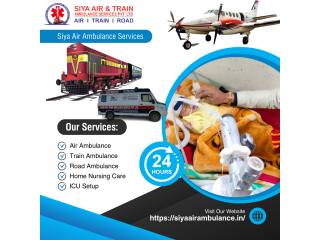 Siya Air Ambulance Service in Guwahati - Medically Transmit the Patient