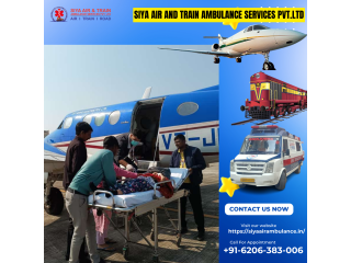 Siya Train Ambulance Service in Patna Equipped with Advanced Medical Equipment