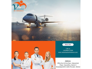Choose Vedanta Air Ambulance in Guwahati with Dependable ICU Setup