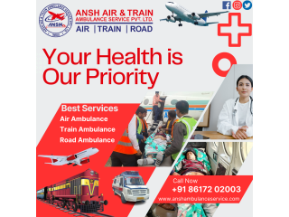 Ansh Train Ambulance in Ranchi with Reliable and Highly Qualified MD Doctors