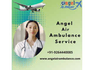 Hire Trouble-Free Medical Support Angel Air Ambulance Service in Raipur