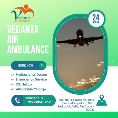 avail-vedanta-air-ambulance-from-kolkata-with-innovative-medical-facility-big-0