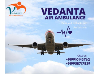 Get Vedanta Air Ambulance from Guwahati for Quick Patient Transportation