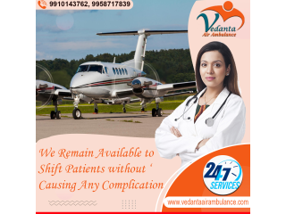 Now Speedy and Risk-free Patient Transfer by Vedanta Air Ambulance Service in Kolkata