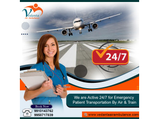 Avail of Vedanta Air Ambulance Service in Guwahati for Emergency Patient Rehabilitation