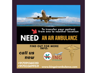 Gain Air Ambulance Service in Indore by King with Dutiful Medical Team