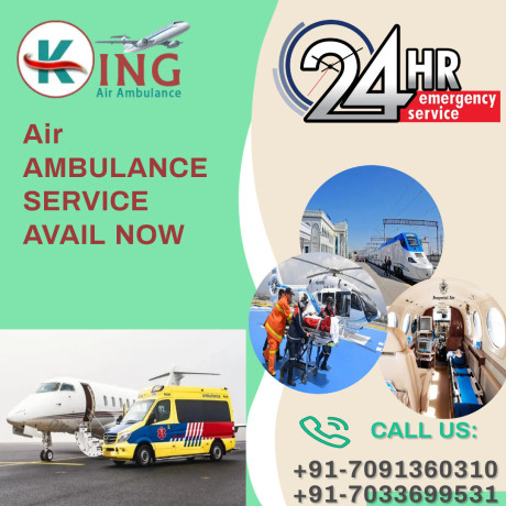 avail-top-grade-air-ambulance-service-in-siliguri-by-king-with-advanced-icu-setup-big-0