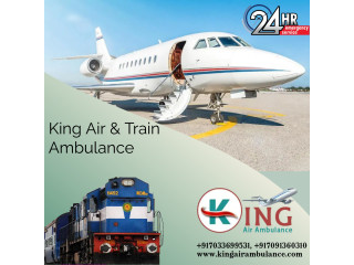 King Train Ambulance in Guwahati with a Highly Experienced and Fully Trained Medical Crew