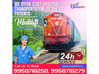 Medilift Train Ambulance in Bangalore with a Highly Professional Medical Team