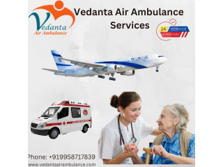 Air Ambulance Services in Jammu with Complete Healthcare Medical Facilities through Vedanta