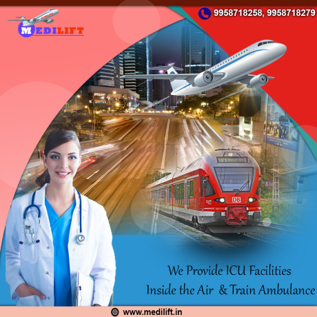 medilift-train-ambulance-in-jamshedpur-with-hi-tech-medical-equipment-big-0