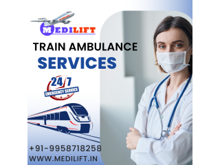 Medilift Train Ambulance in Patna with a Highly Professional Medical Team