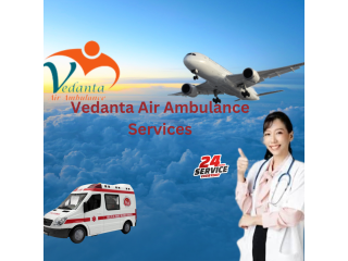 Vedanta Air Ambulance Services in Muzaffarpur with 24x 7 Hour Hi-tech Medical Care Systems for every Patient