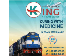 King Train Ambulance in Delhi with a Highly Authorized Medical Team