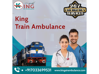 King Train Ambulance in Patna with Advanced Medical Equipment and Support