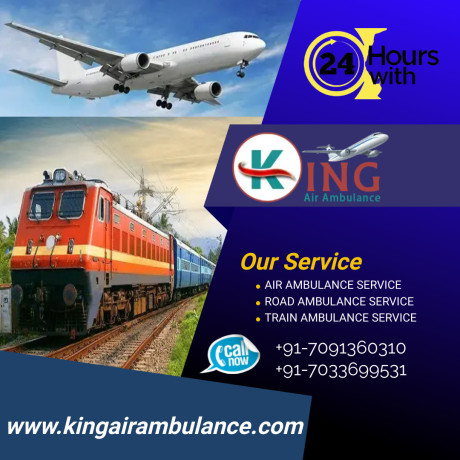 king-train-ambulance-in-kolkata-with-intensive-care-medical-team-big-0