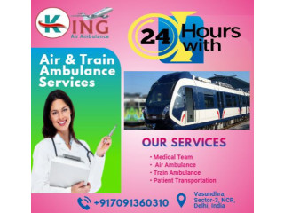 King Train Ambulance in Ranchi with Emergency Medical Support Team