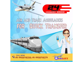 Medilift Train Ambulance in Guwahati with a Very Experienced Healthcare Team