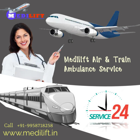 medilift-train-ambulance-service-in-patna-with-an-authorized-medical-team-big-0