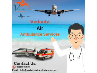24x7 Hours of Online Support by Vedanta Air Ambulance Services in Vijayawada.