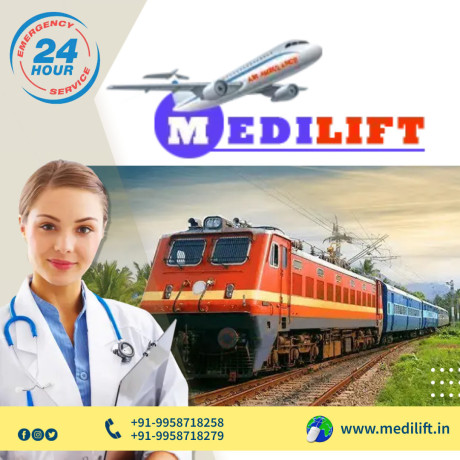 medilift-train-ambulance-service-in-patna-is-equipped-with-all-necessary-medical-equipment-big-0